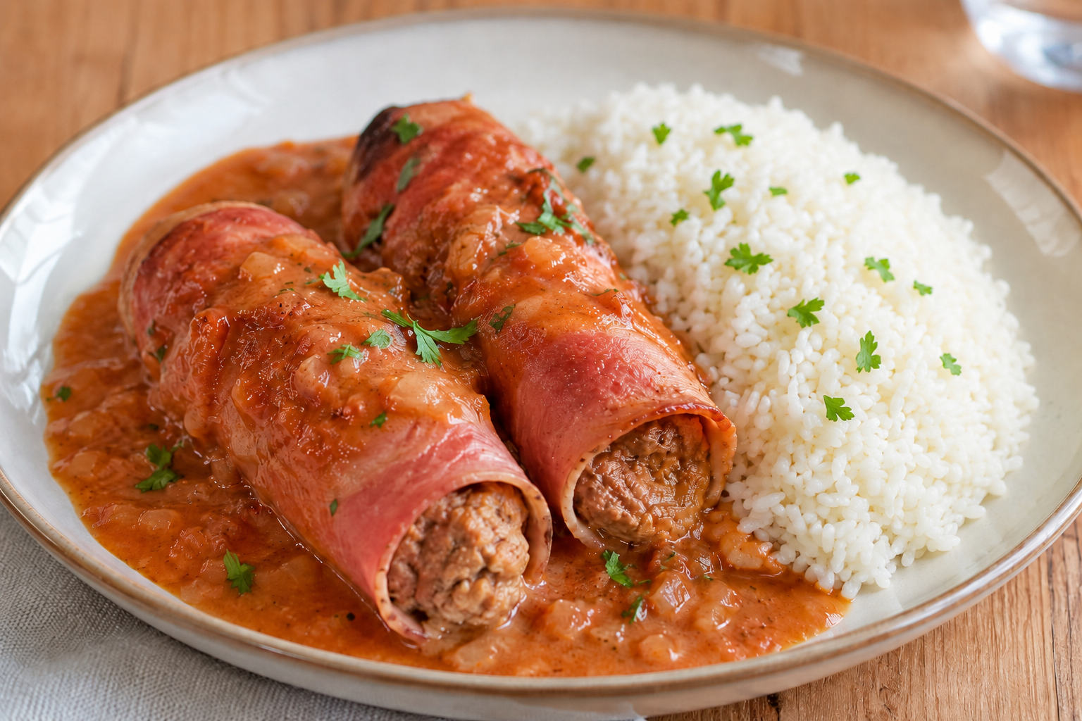 Schinkenröllchen